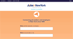 Desktop Screenshot of jobsinnewyork.com