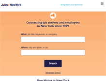 Tablet Screenshot of jobsinnewyork.com